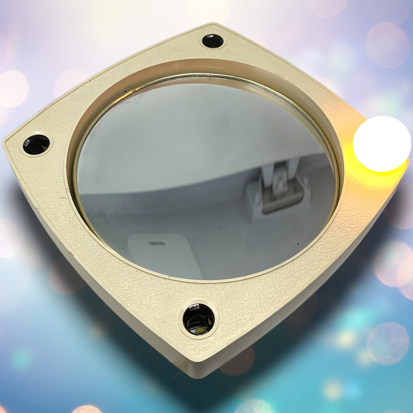 Vintage 1969 Pretty-Lite Two Sided Lighted Makeup Mirror Original Box Tested - Picture 10 of 15